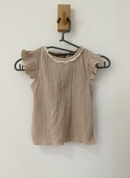 荷葉邊上衣+褲子SET image 1 of 0