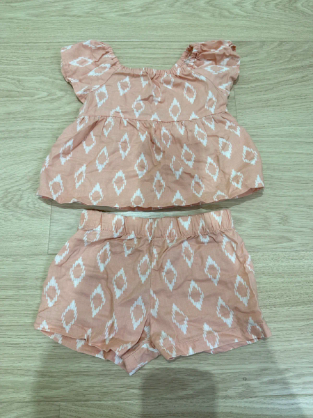 菱格上衣+短褲SET image 1 of 0