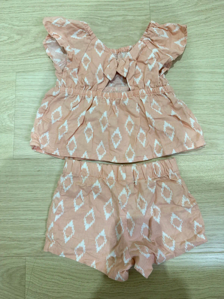 菱格上衣+短褲SET image 1 of 0