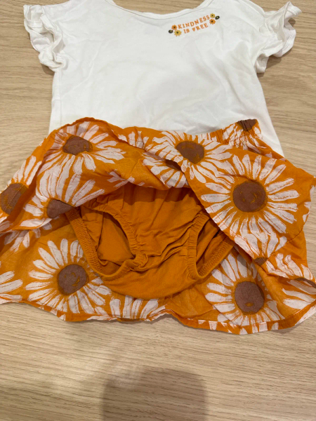 渡假風上衣+褲裙SET image 1 of 0