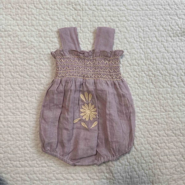 SS25 Baby Adina Romper lavender image 1 of 0