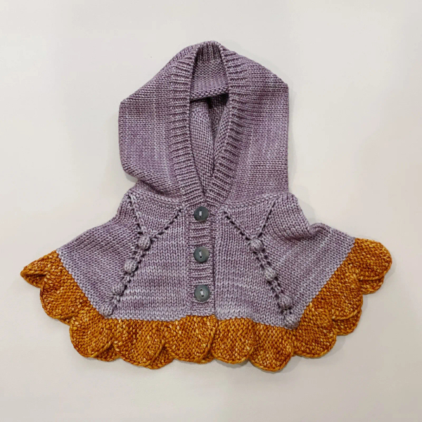 Scallop Capelet - Periwinkle image 1 of 0