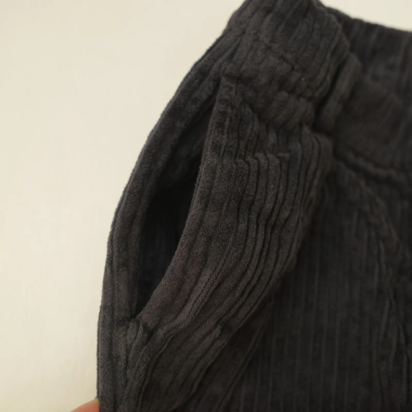 深藍燈芯絨長褲 image 1 of 0