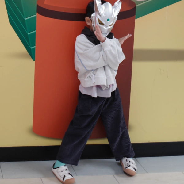 深藍燈芯絨長褲 image 1 of 0