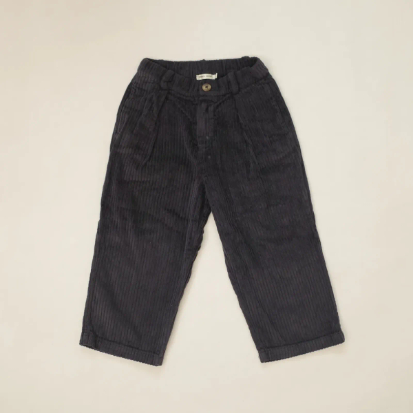 深藍燈芯絨長褲 image 1 of 0