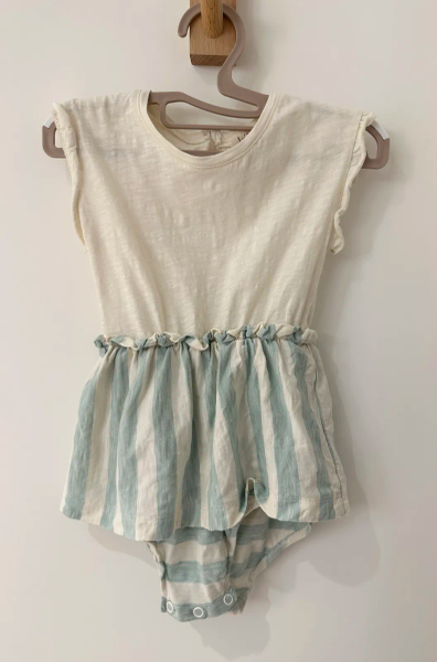 清新條紋包屁裙 image 1 of 0