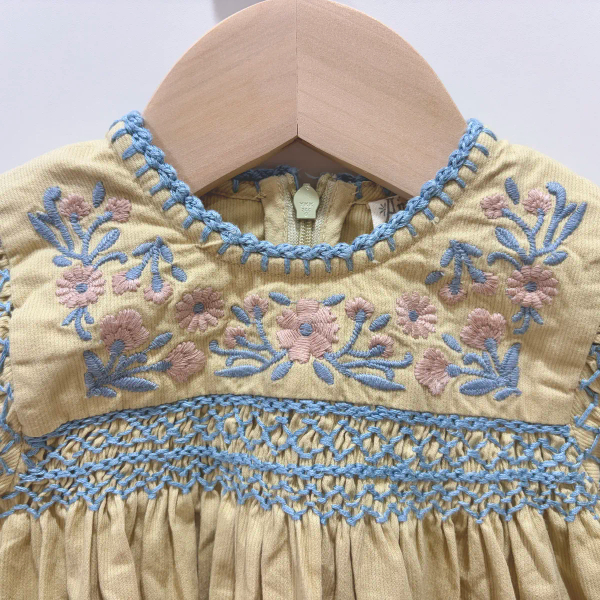 Apolina -復古刺繡襯衫 Baby Dora Blouse - Cloud image 1 of 0