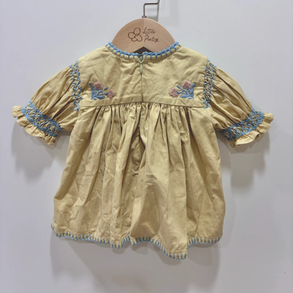 Apolina -復古刺繡襯衫 Baby Dora Blouse - Cloud image 1 of 0