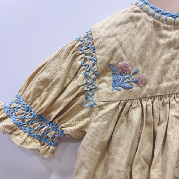 Apolina -復古刺繡襯衫 Baby Dora Blouse - Cloud image 1 of 0