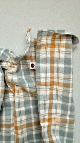 Happy prince 方領格紋連身褲 image 1 of 0