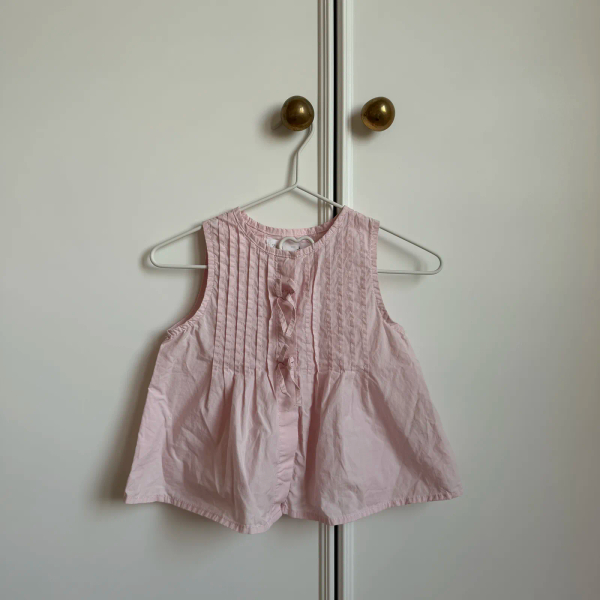 蝴蝶結背心襯衫上衣 image 1 of 0