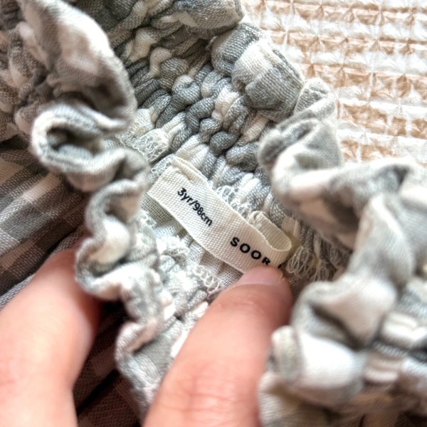 Imelda Cotton Muslin Gingham Blouse - Ecru image 1 of 0