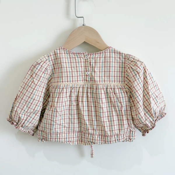 Tile Embroidered Blouse - Vanilla image 1 of 0