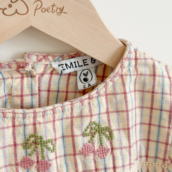 Tile Embroidered Blouse - Vanilla image 1 of 0