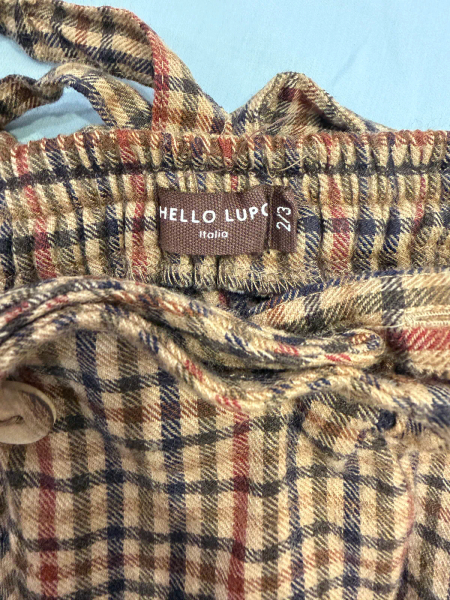 吊帶格紋包屁褲 image 1 of 0