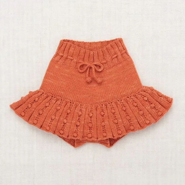 Eyelet Popcorn Skating Skirt - Gamberetto image 1 of 0