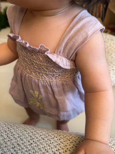 SS25 Baby Adina Romper lavender image 1 of 0