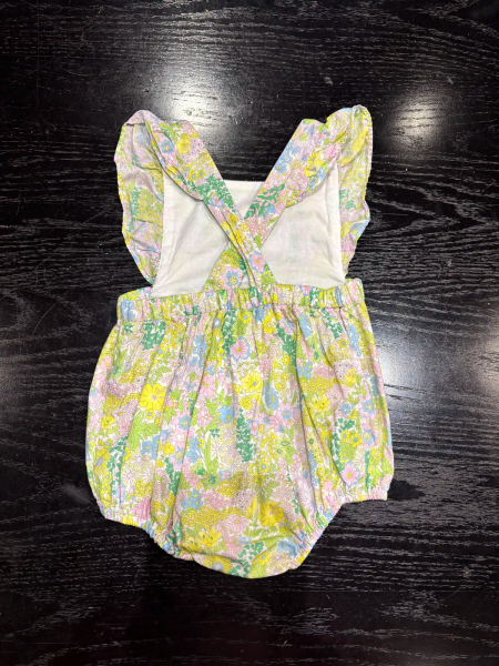 清新綠黃liberty連身包屁 image 1 of 0