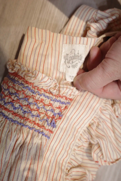 Bessie pinafore - Cazan stripe image 1 of 0