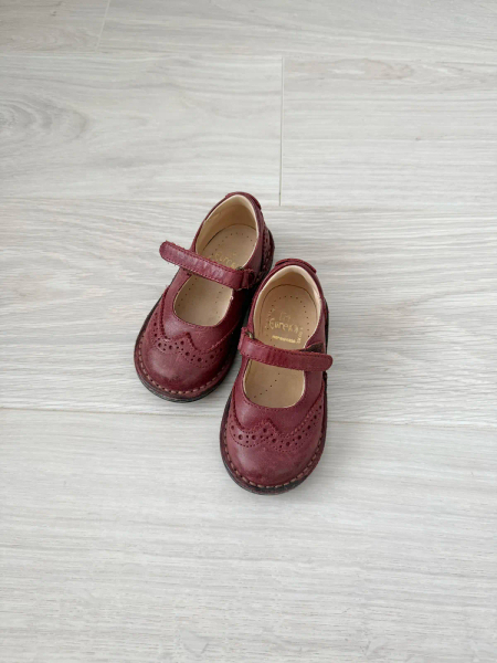 牛津雕花皮鞋 酒紅色 image 1 of 0