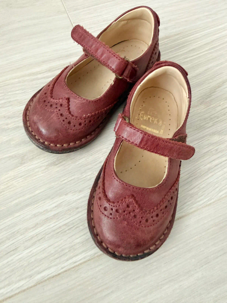 牛津雕花皮鞋 酒紅色 image 1 of 0