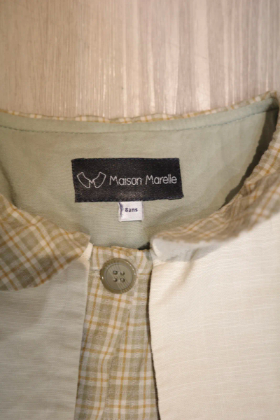 Dress Elysée - CHECK GREEN & CARAMEL image 1 of 0