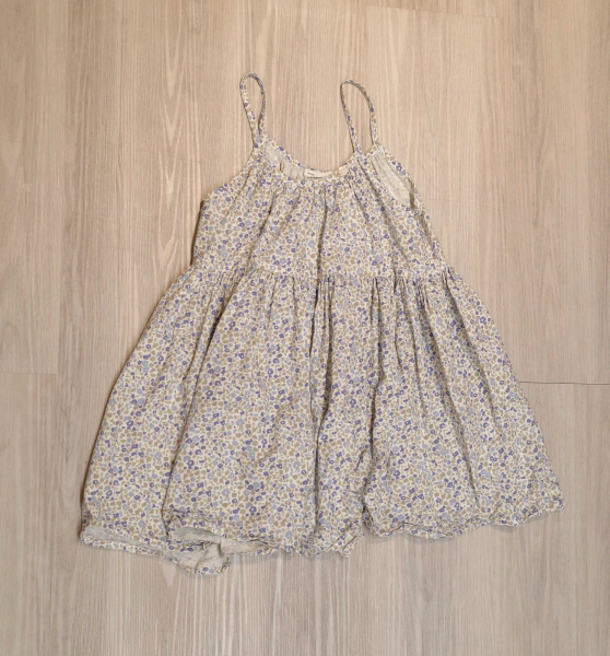 藍色小碎花洋裝 image 1 of 0