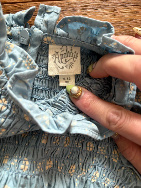 AW25 Baby Mia Top + Myrtle Bloomer  寶寶縮口刺繡上衣 +燈籠褲（官網獨家款) image 1 of 0