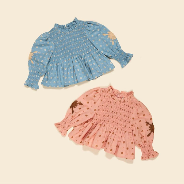 AW25 Baby Mia Top + Myrtle Bloomer  寶寶縮口刺繡上衣 +燈籠褲（官網獨家款) image 1 of 0