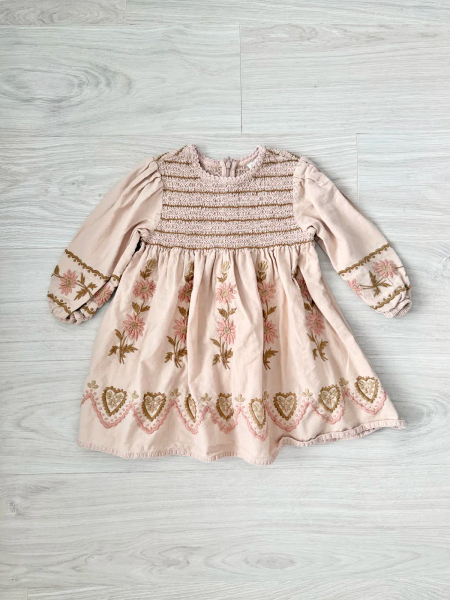 Penny smock dress - pink beige image 1 of 0