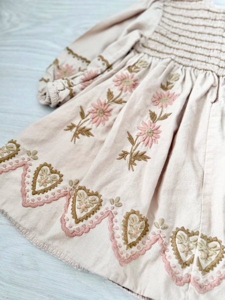 Penny smock dress - pink beige image 1 of 0