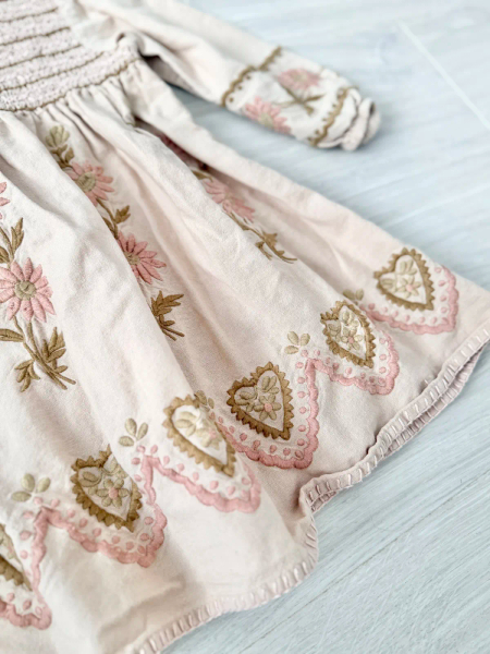 Penny smock dress - pink beige image 1 of 0