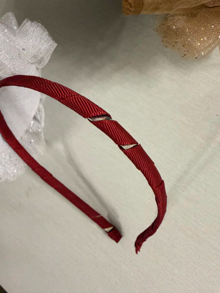 聖誕帽造型亮片紗裙髮箍 image 1 of 0