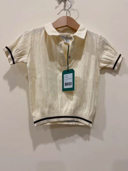 ECU COTTON AND MODAL OPENWORK POLO image 1 of 0