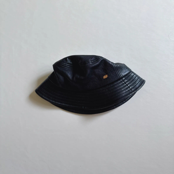 fake leather bucket hat image 1 of 0