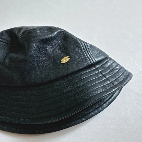 fake leather bucket hat image 1 of 0