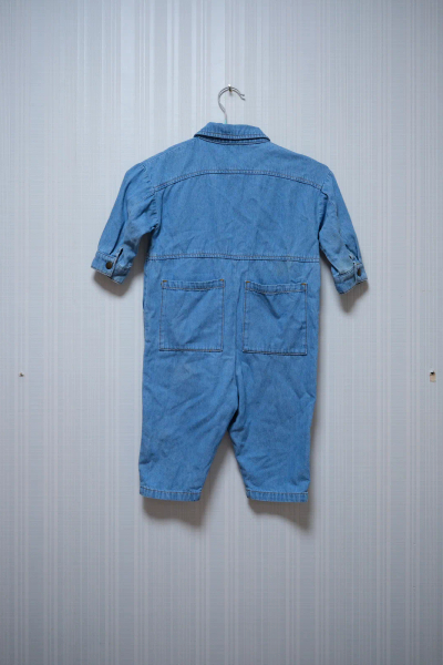 經典復古風牛仔連身褲 image 1 of 0