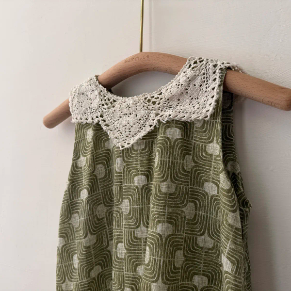 SS25 Carlotta Dress蕾絲領印花洋裝 image 1 of 0
