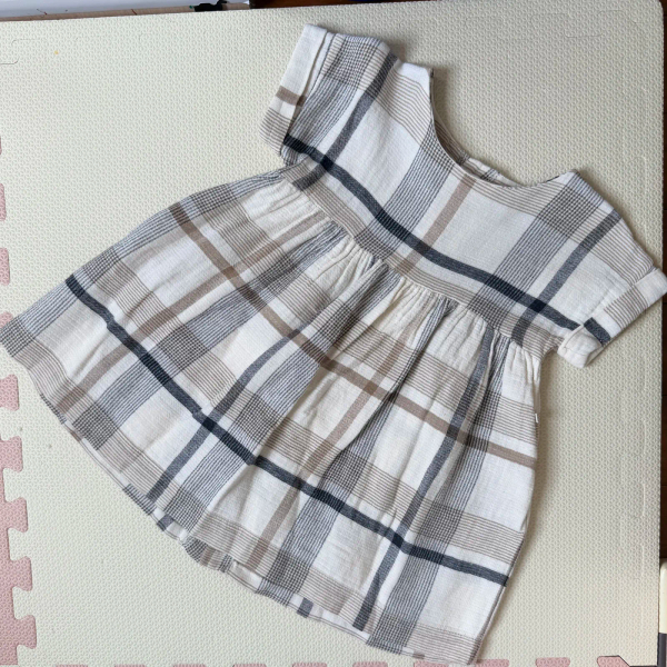 格紋連身裙 image 1 of 0