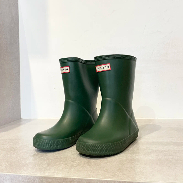 Hunter 半筒雨靴童鞋 綠 Uk7 image 1 of 0