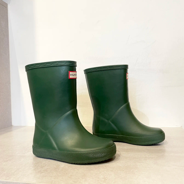 Hunter 半筒雨靴童鞋 綠 Uk7 image 1 of 0