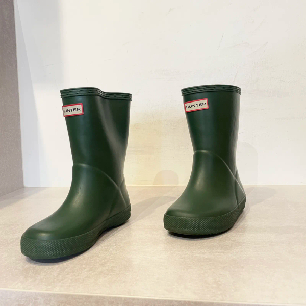 Hunter 半筒雨靴童鞋 綠 Uk7 image 1 of 0