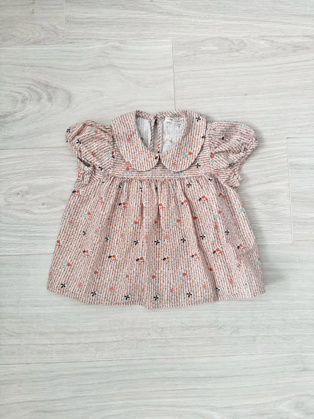 Nellie blouse - flower ribbon print image 1 of 0