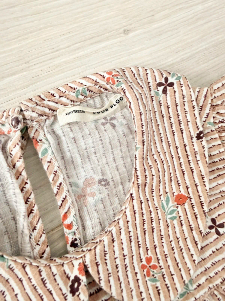 Nellie blouse - flower ribbon print image 1 of 0
