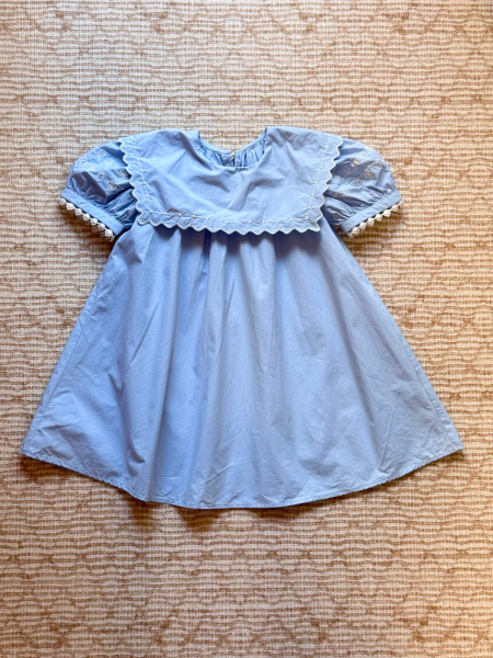 25SS Navy collar embroidered dress image 1 of 0