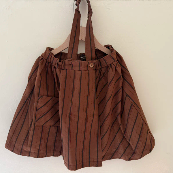 Dalston Skirt - Stripy Brown吊帶裙 image 1 of 0