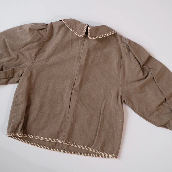 Margo Blouse - Bark image 1 of 0