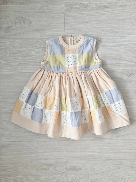 Wendy patchwork dress - pastels (exclusive) image 1 of 0