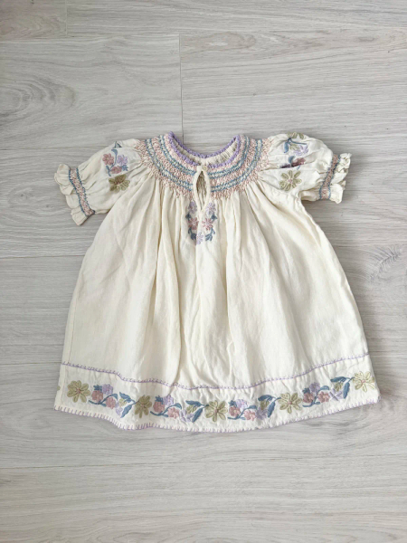 Verna smock dress - cream image 1 of 0
