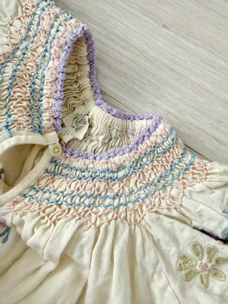 Verna smock dress - cream image 1 of 0